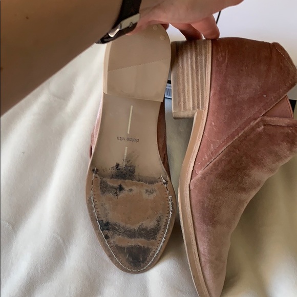 Dolce Vita rose velvet booties - Picture 7 of 8